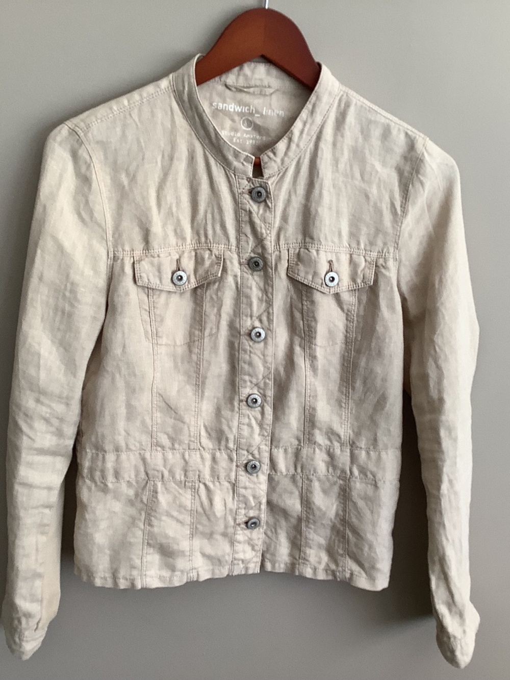 Sandwich Linen Jacket